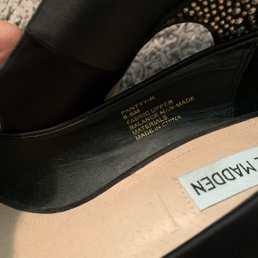 Perfect Party Pumps!! Steve Madden Swarovski Pumps - Picture 6 of 6